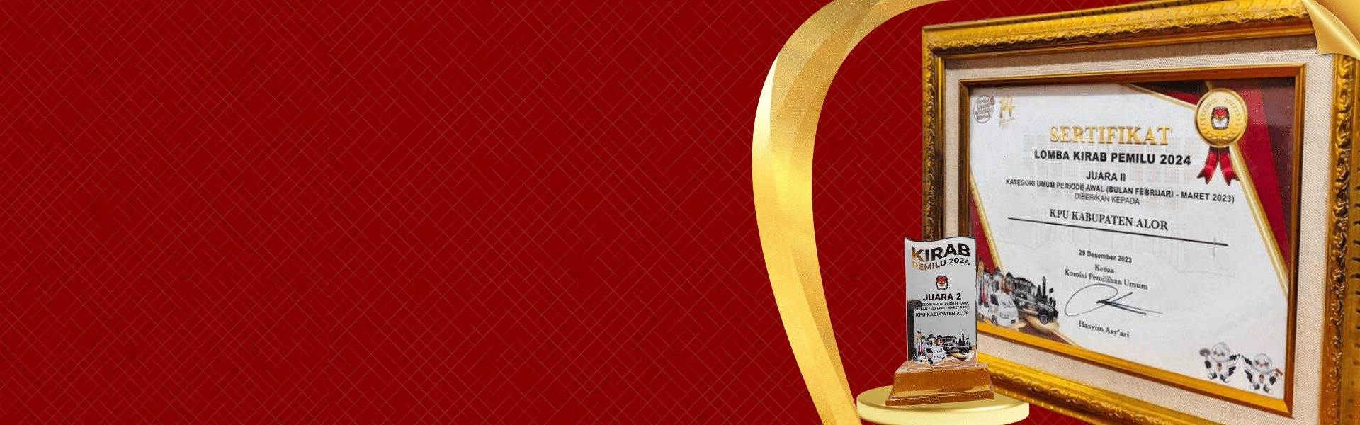KPU Kabupaten Alor meraih Lomba Kirab Pemilu 2024